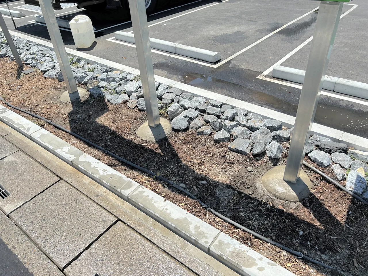野立看板の足