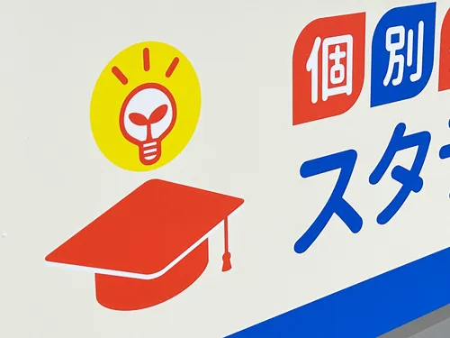 入口や窓のウィンドウサイン | 学習塾スタディlab.熊谷本校