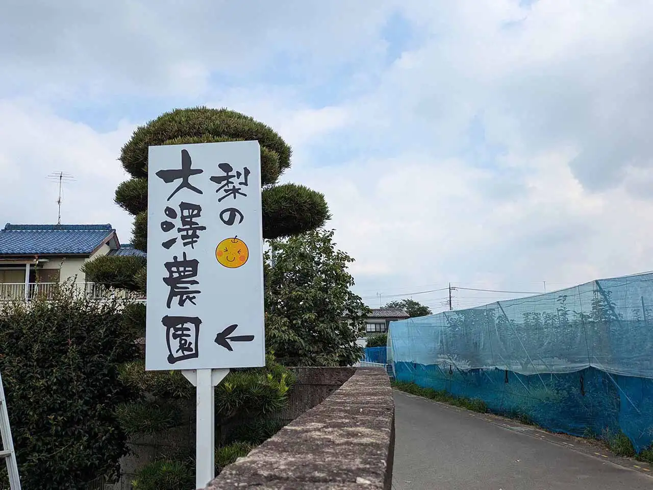 同じデザインでリニューアルした看板